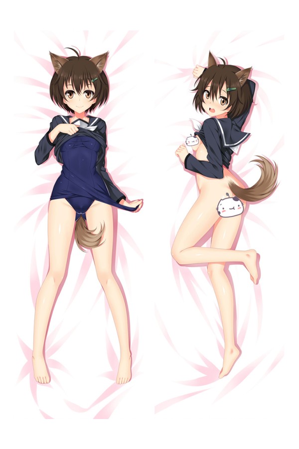 Strike Witches Karibuchi Hikari Anime Dakimakura Pillow Cover