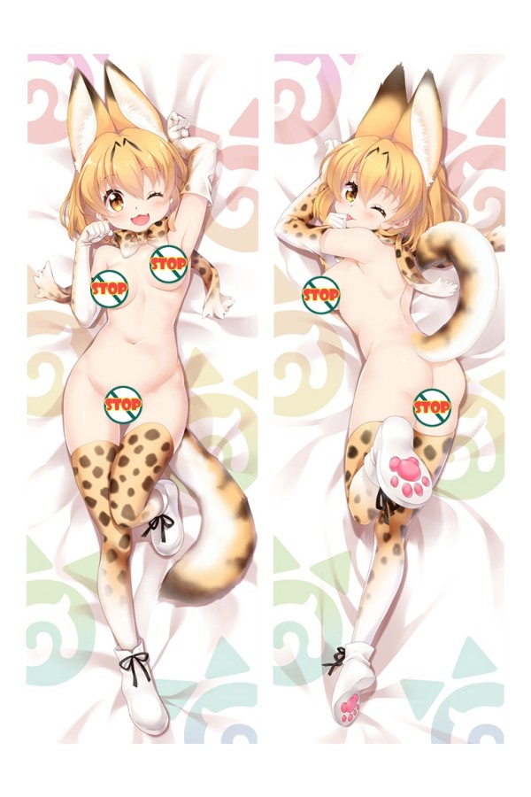  Kemono Friends Serval Anime Dakimakura Hugging Body Pillow Cover
