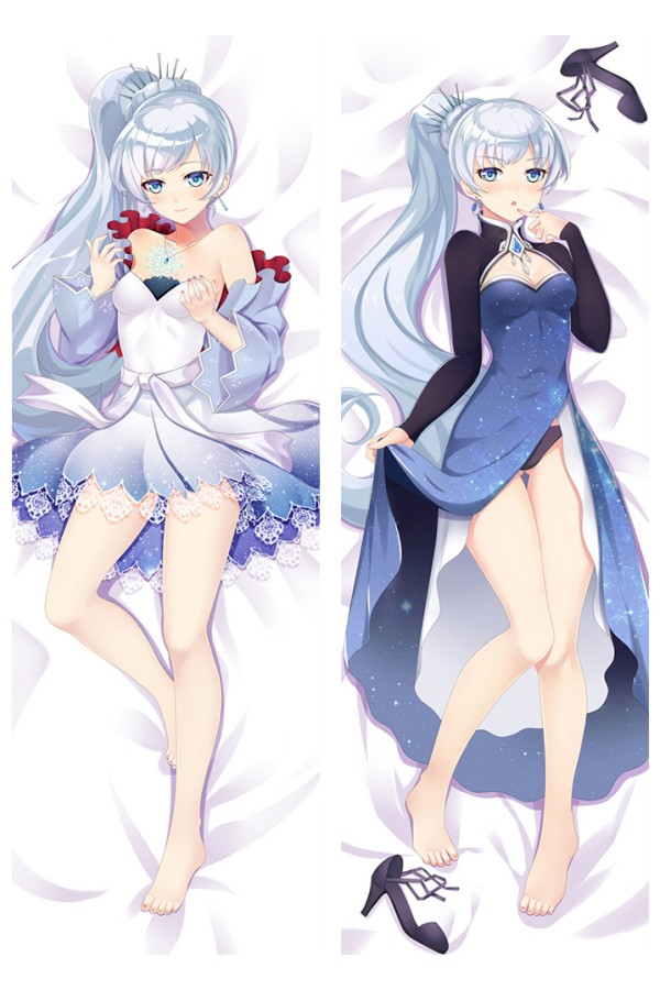 Anime RWBY Weiss Dakimakura Bed Hugging Body Pillow Case Cover