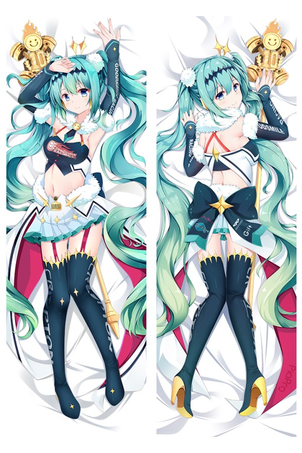 VOCALOID Racing Miku Anime Dakimakura Hugging Pillow Cover