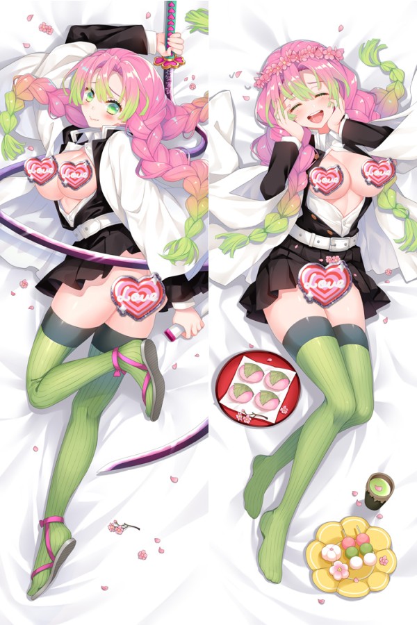 Demon Slayer: Kimetsu no Yaiba Kanroji Mitsuri Anime Dakimakura Pillow Cover