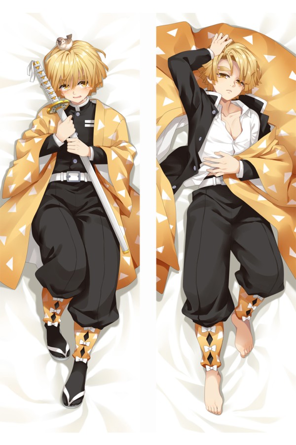 Demon Slayer: Kimetsu no Yaiba Agatsuma Zenitsu Anime Dakimakura Pillow Cover