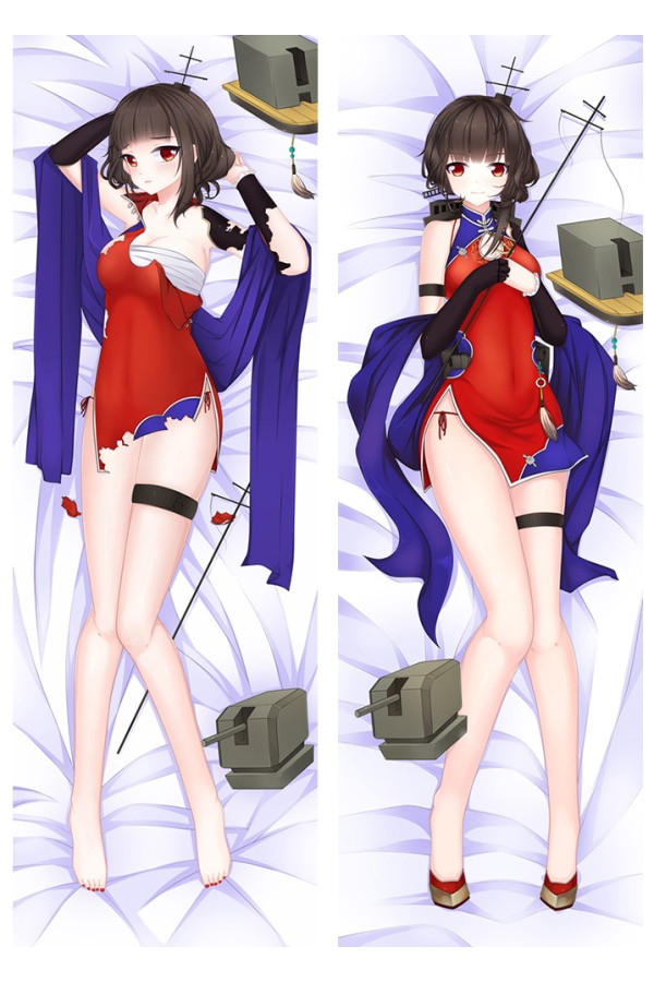 Warship Girls Chinese cruiser Yi Xian Anime Dakimakura Pillow Cover