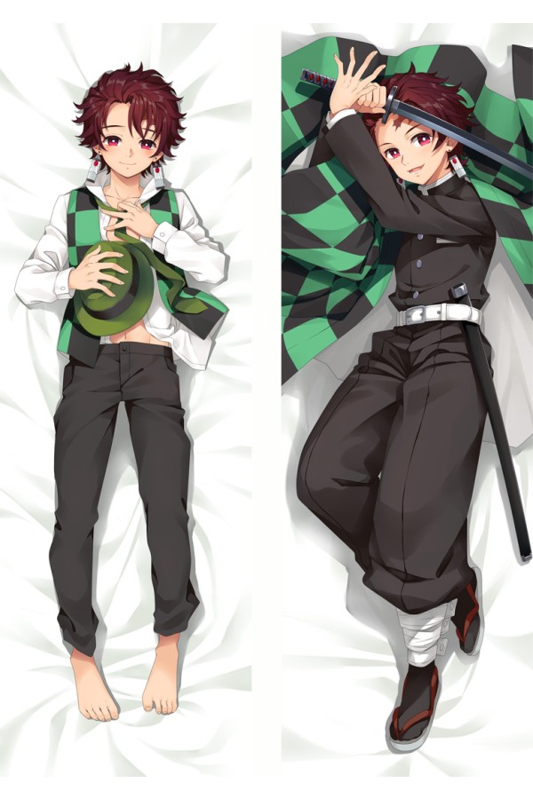 Demon Slayer: Kimetsu no Yaiba Kamado Tanjirou Anime Dakimakura Pillow Cover