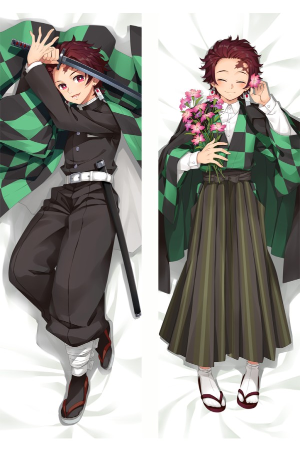 Demon Slayer: Kimetsu no Yaiba Tanjirou Anime Dakimakura Pillow Cover