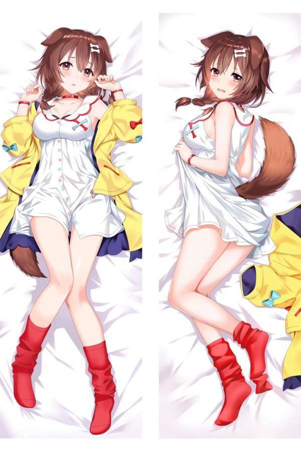 Inugami Korone Anime Dakimakura Body Pillow Cover