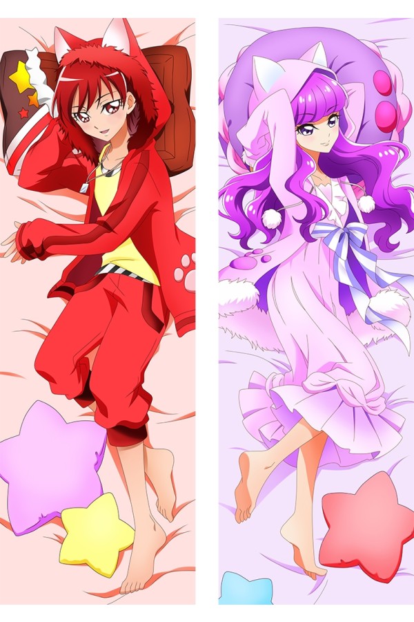 Pretty Cure Yukari Kotozume & Akira Kenjou Anime Dakimakura Pillow Cover