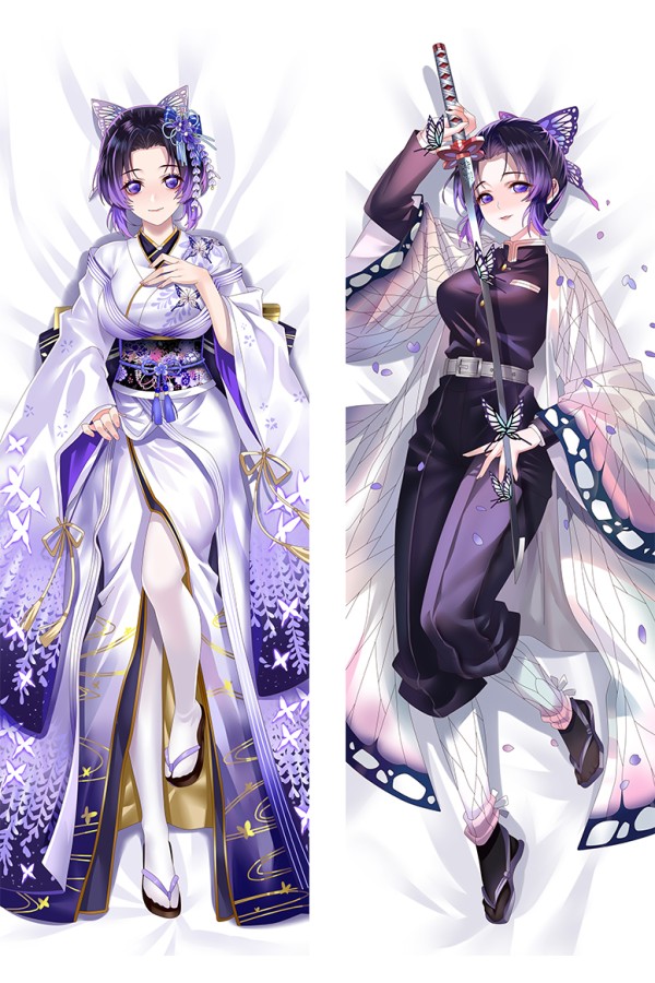 Demon Slayer: Kimetsu no Yaiba Kochou Shinobu Anime Dakimakura Pillow Cover
