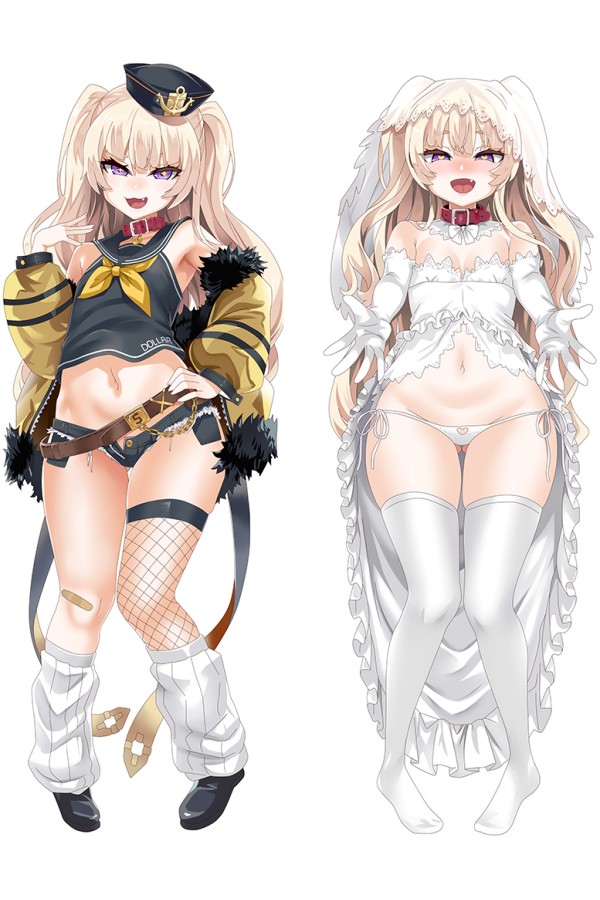 Azur Lane USS Bache (DD-470) Anime Dakimakura Pillow Cover