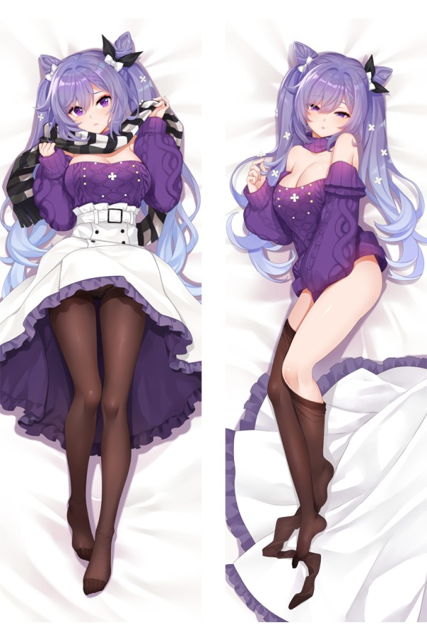 Genshin Impact Keqing Anime Dakimakura Body Pillow Cover