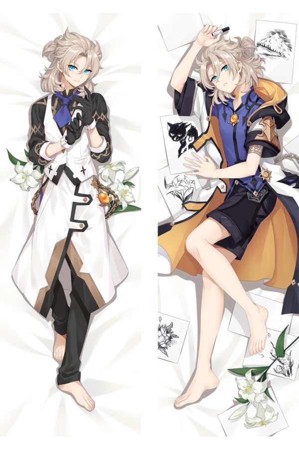 Genshin Impact ALBEDO Anime Dakimakura Body Pillow Cover