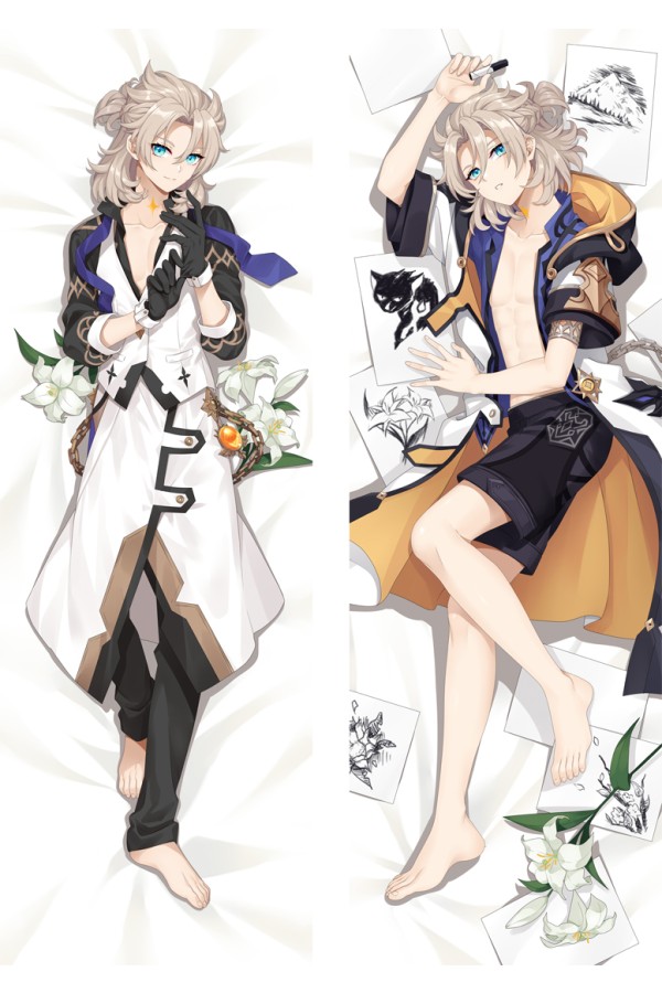 Genshin Impact ALBEDO Anime Dakimakura Body Pillow Cover