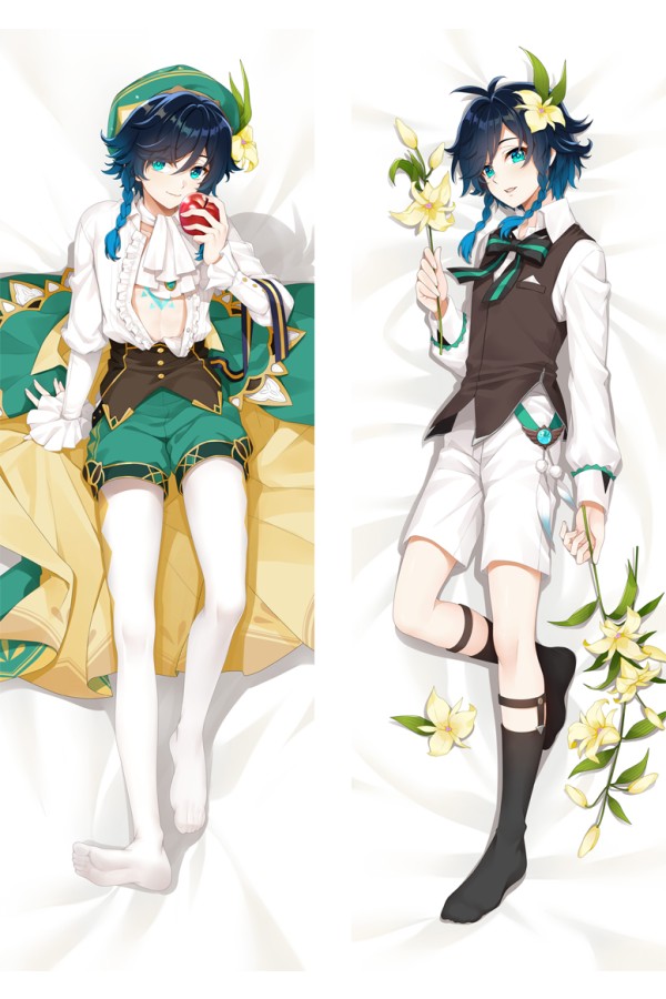 Genshin Impact Venti Anime Dakimakura Body Pillow Cover