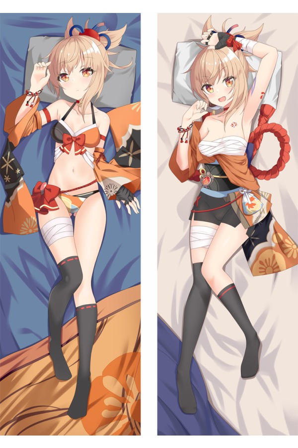 Genshin Impact YOIMIYA Anime Dakimakura Body Pillow Cover