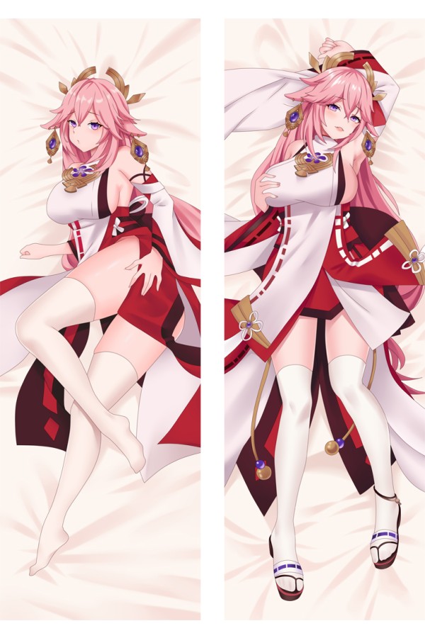 Genshin Impact Yae Miko Anime Dakimakura Body Pillow Cover