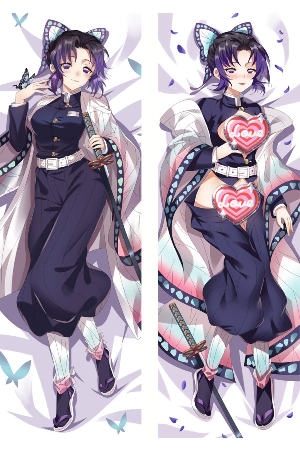 Demon Slayer: Kimetsu no Yaiba Kochou Shinobu Anime Dakimakura Body Pillow Cover H4026-B
