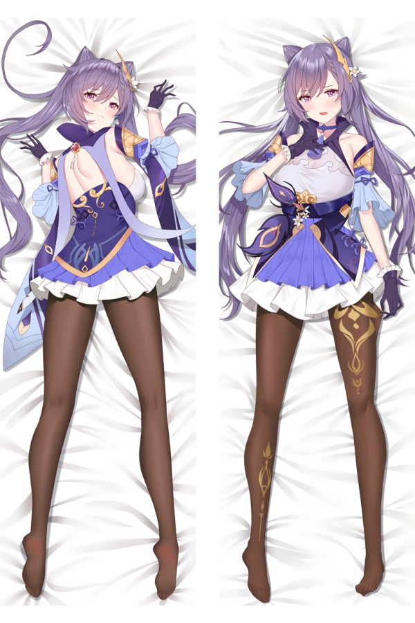 Genshin Impact Keqing Anime Dakimakura Body Pillow Cover