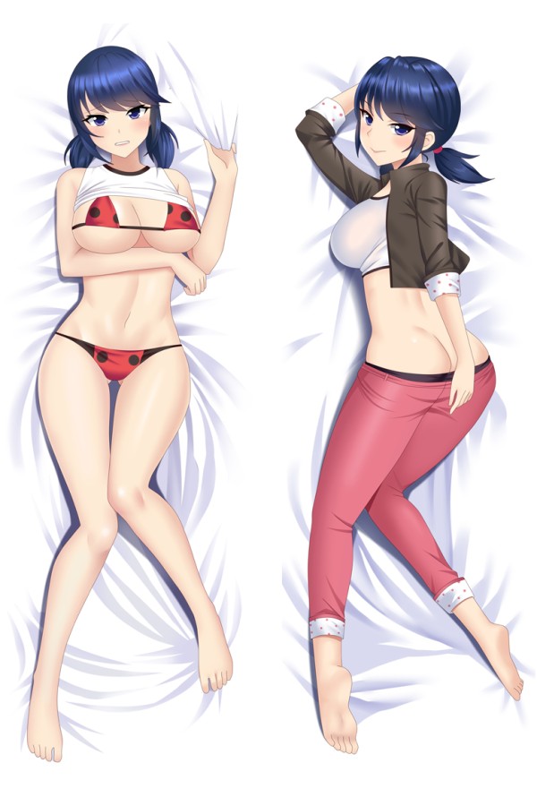 Miraculous: Tales of Ladybug & Cat Noir Marinette Dupain-Cheng Anime Dakimakura Body Pillow Cover
