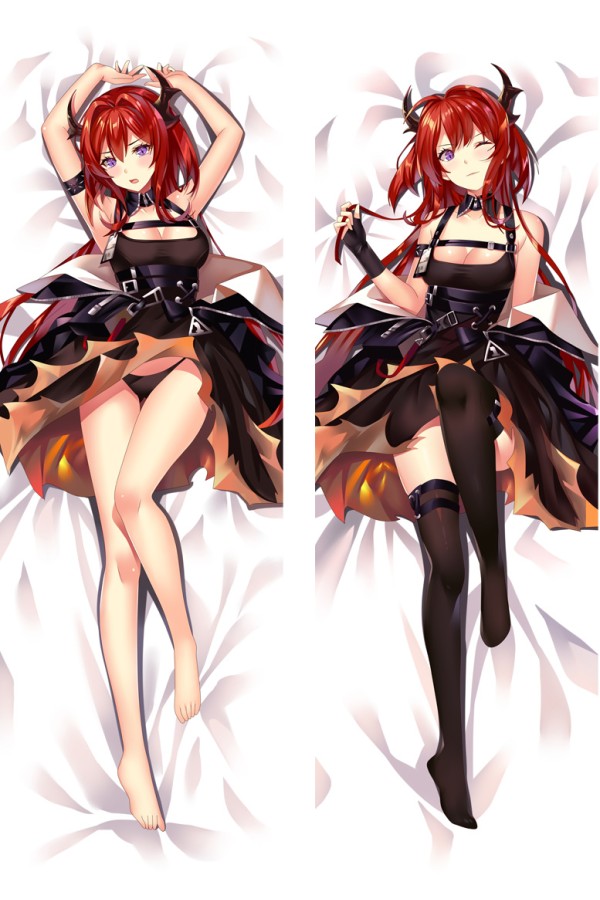 Arknights Surtr Anime Dakimakura Body Pillow Cover H4130-A