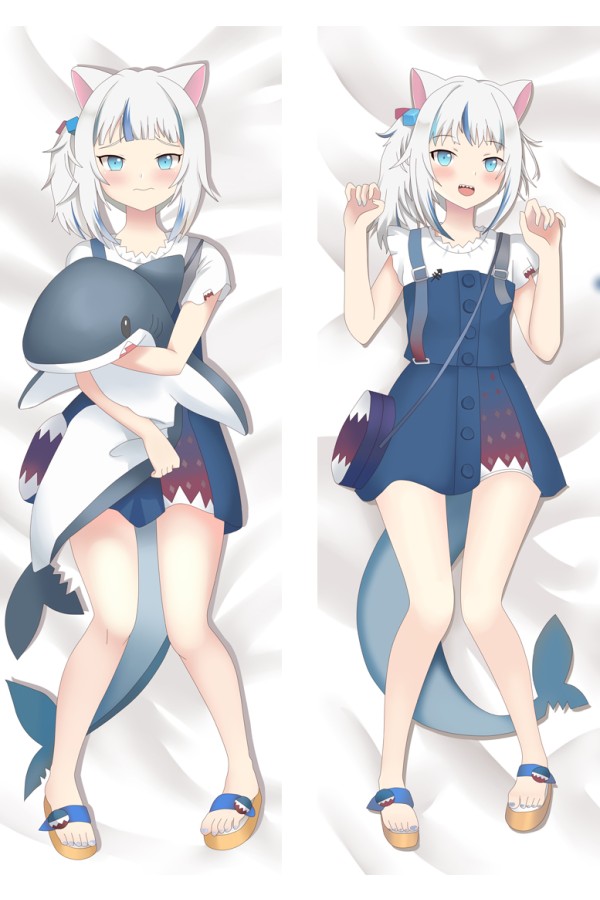 Virtual Youtuber Gawr Gura Anime Dakimakura Body Pillow Cover