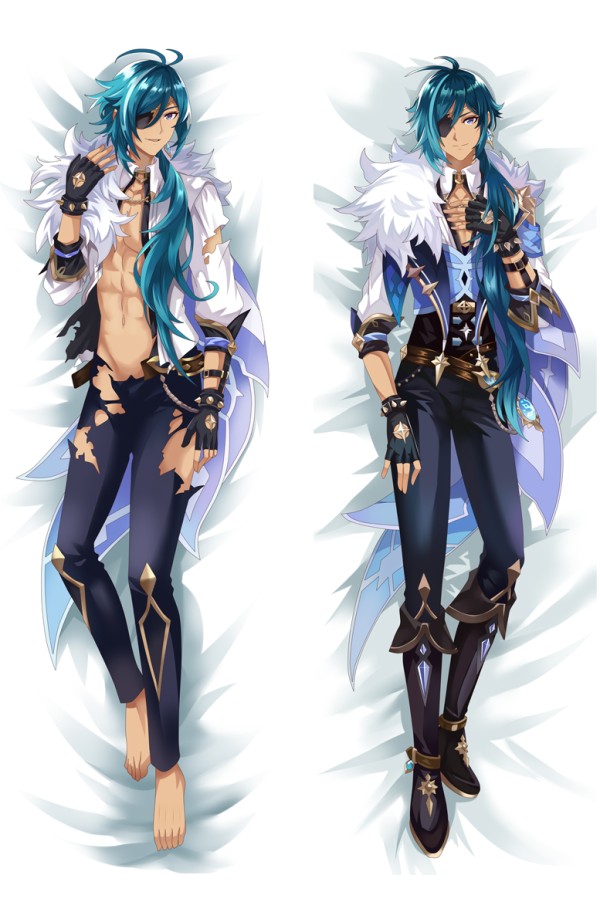 Genshin Impact Kaeya Alberch Anime Dakimakura Body Pillow Cover