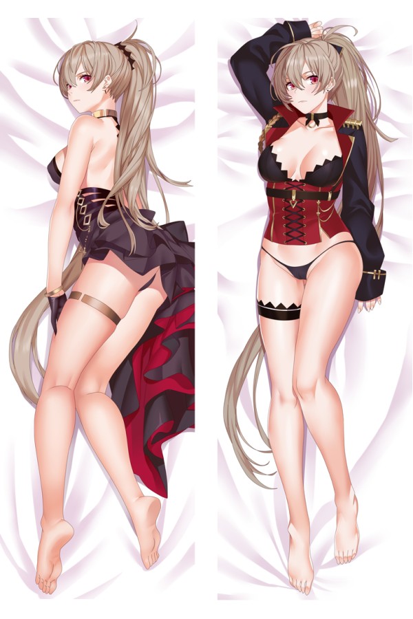 Azur Lane MNF Jean Bart Anime Dakimakura Body Pillow Cover