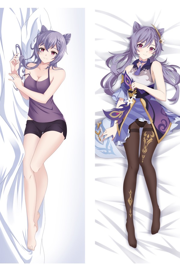 Genshin Impact Keqing Anime Dakimakura Body Pillow Cover