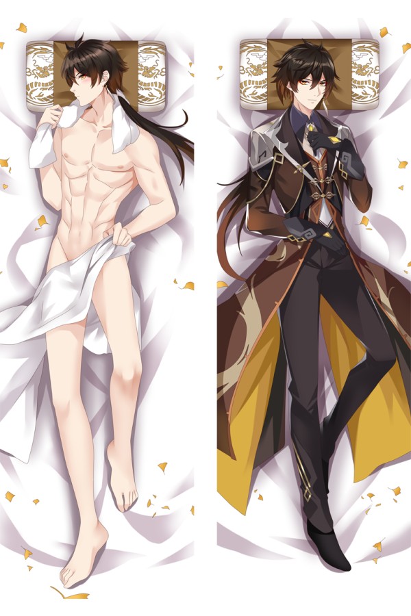 Genshin Impact ZhongLi Anime Dakimakura Body Pillow Cover