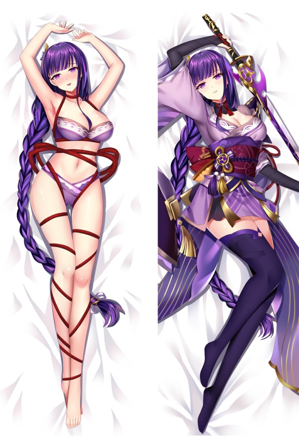 Genshin Impact Raiden Shogun Baal Anime Dakimakura Body Pillow Cover