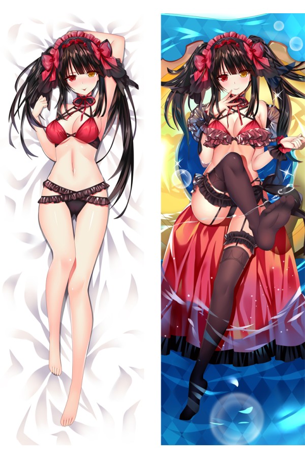 Date A Live Tokisaki Kurumi Anime Dakimakura Body Pillow Cover