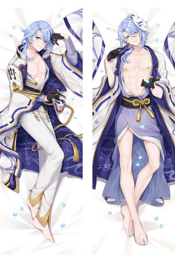 Genshin Impact Kamisato Ayato Anime Dakimakura Body Pillow Cover
