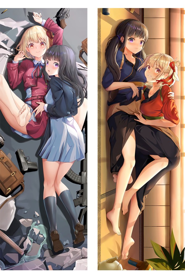 Lycoris Recoil Nishikigi Chisato & Inoue Takina Anime Dakimakura Body Pillow Cover