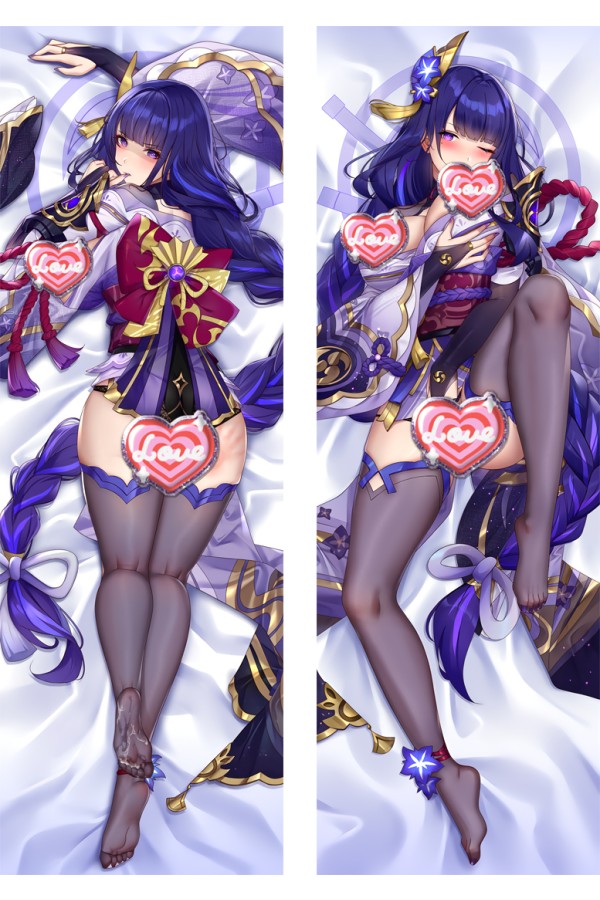 Genshin Impact Raiden Shogun Baal Anime Dakimakura Body Pillow Cover