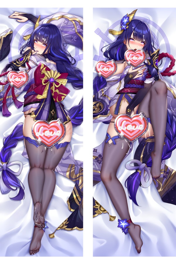 Genshin Impact Raiden Shogun Baal Anime Dakimakura Body Pillow Cover