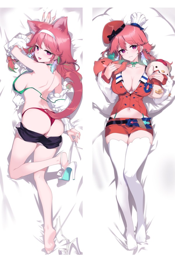 Virtual Youtuber Hakui Koyori Anime Dakimakura Body Pillow Cover