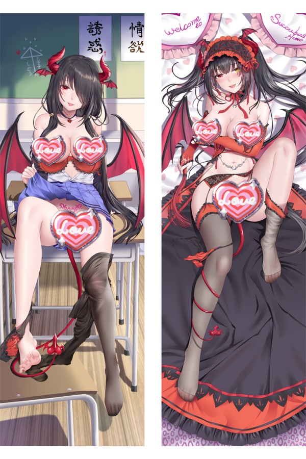 Date A Live Tokisaki Kurumi Anime Dakimakura Body Pillow Cover