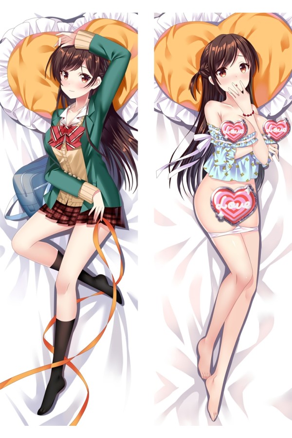 Kanojo, Okarishimasu Ichinose Chizuru Anime Dakimakura Body Pillow Cover H4032-B