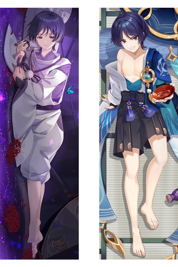 Genshin Impact Scaramouche Anime Dakimakura Body Pillow Cover