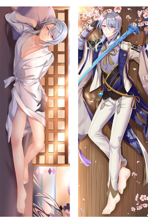 Genshin Impact Kamisato Ayato Anime Dakimakura Body Pillow Cover