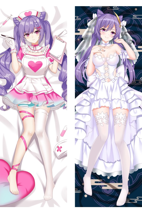 Genshin Impact Keqing Anime Dakimakura Body Pillow Cover