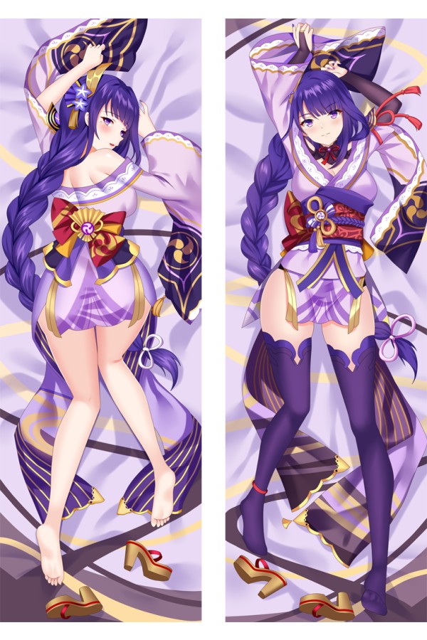 Genshin Impact Raiden Shogun Baal Anime Dakimakura Body Pillow Cover