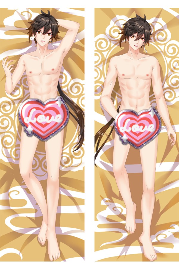 Genshin Impact Zhongli Anime Dakimakura Body Pillow Cover