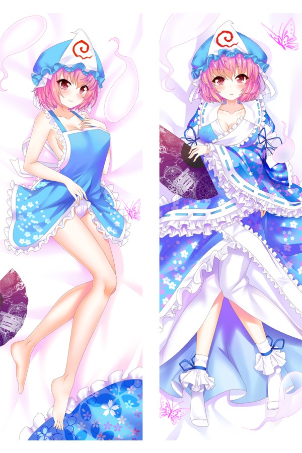 Touhou Project Yuyuko Saigyouji Anime Dakimakura Pillow Cover