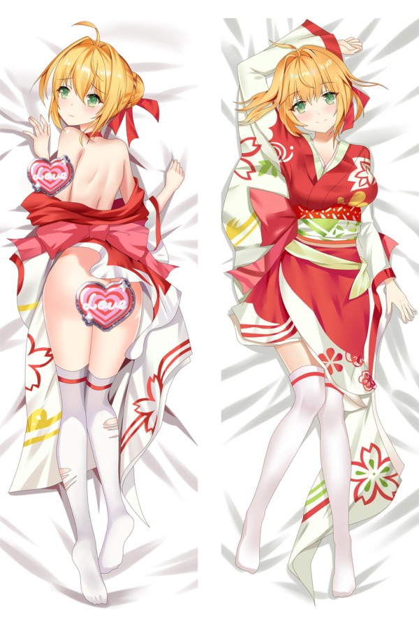 Fate Grand Order Saber Nero Anime Dakimakura Pillow Cover