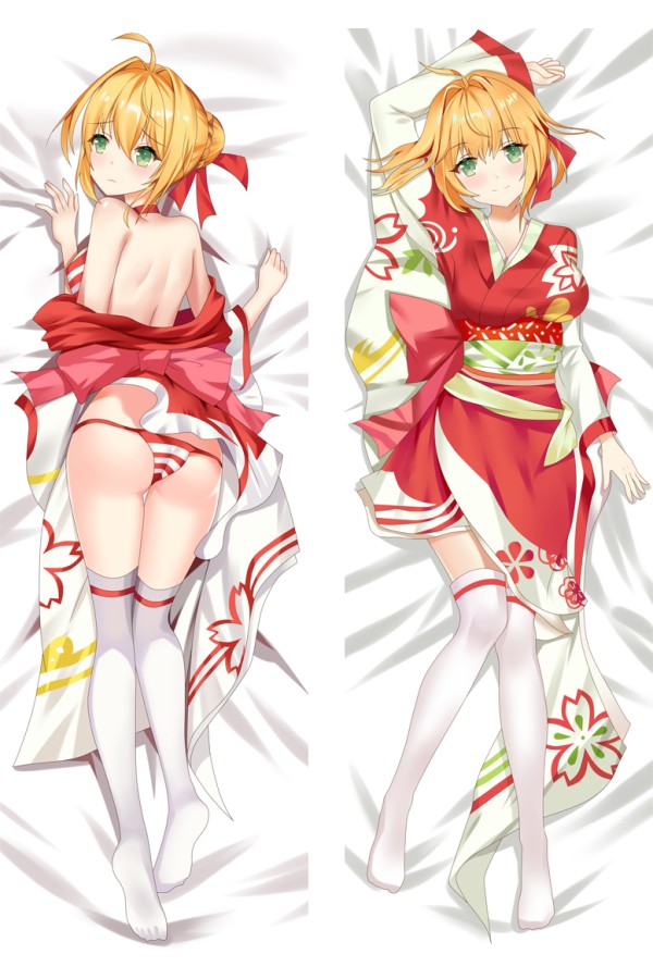 Fate Grand Order Saber Nero Anime Dakimakura Pillow Cover