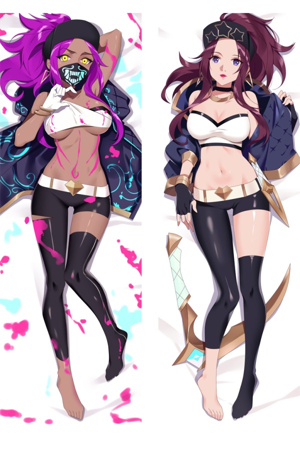 League of Legends Akali Anime Dakimakura Body Pillow Cover