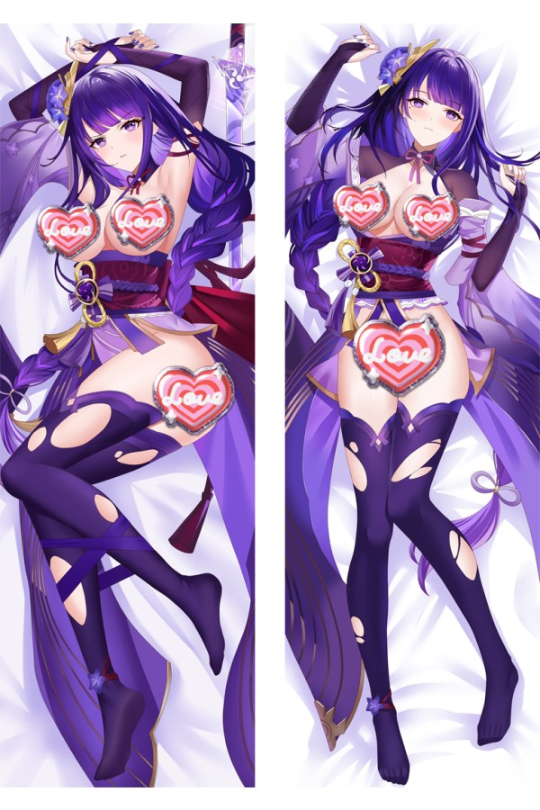 Genshin Impact Raiden Shogun Baal Anime Dakimakura Pillow Cover