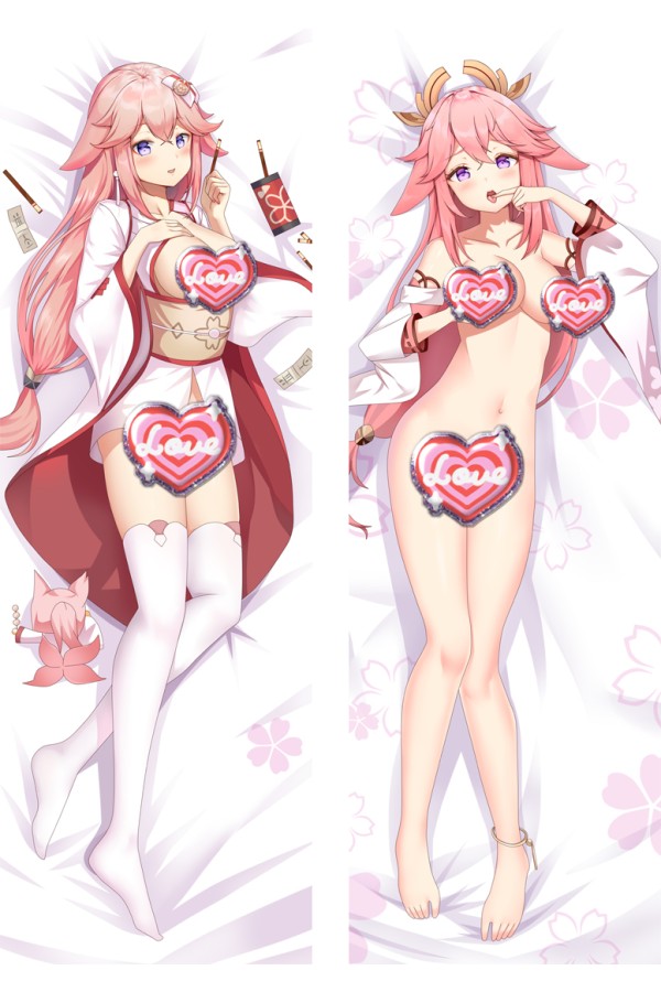 Genshin Impact Yae Miko Anime Dakimakura Body Pillow Cover