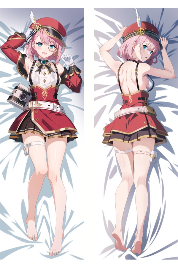 Genshin Impact Charlotte Anime Dakimakura Pillow Cover