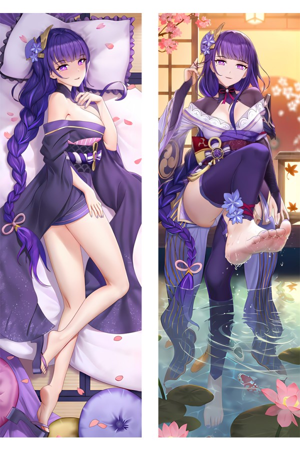Genshin Impact Raiden Shogun Baal Anime Dakimakura Body Pillow Cover
